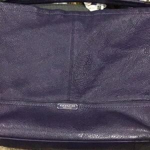 Coach Shoulder Bag, Deep Purple
